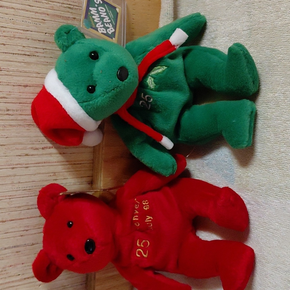 Mark McGuire #25 MLB Bamm Beano's Bears, Green Christmas And Red July 98 Denver